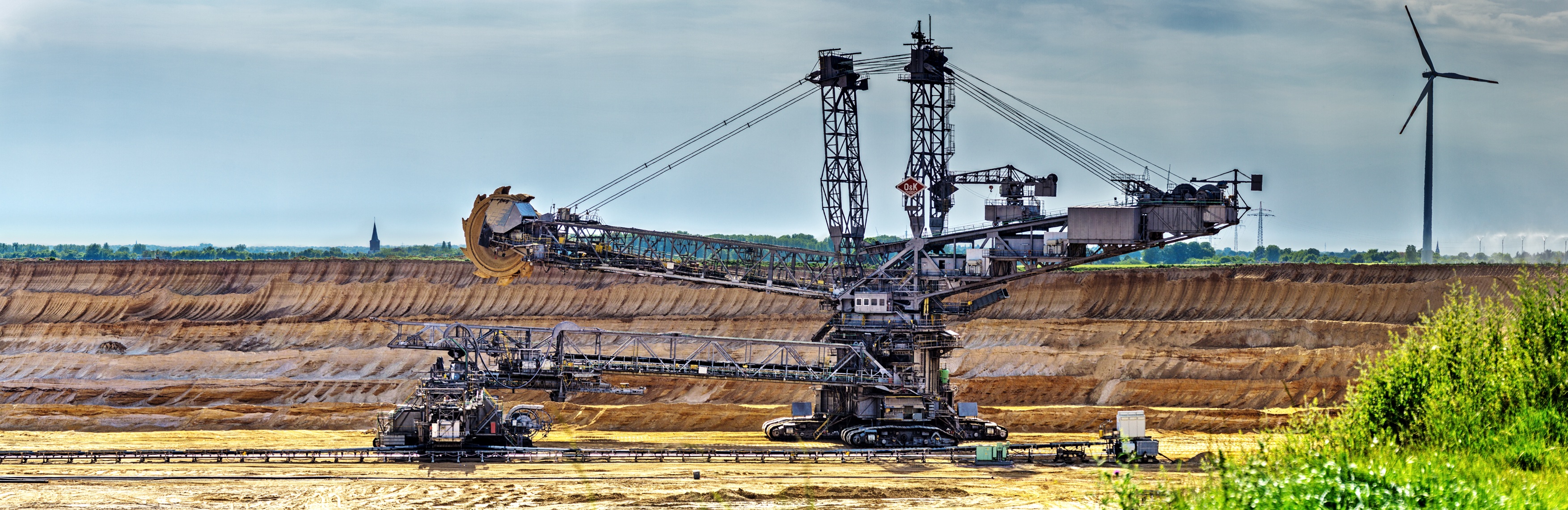 Open-pit mining operation