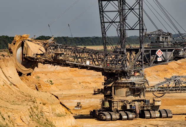 Open-pit mining operation